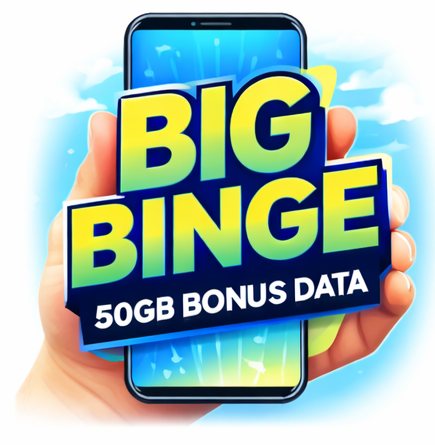 Big Binge 50GB Bonus Data